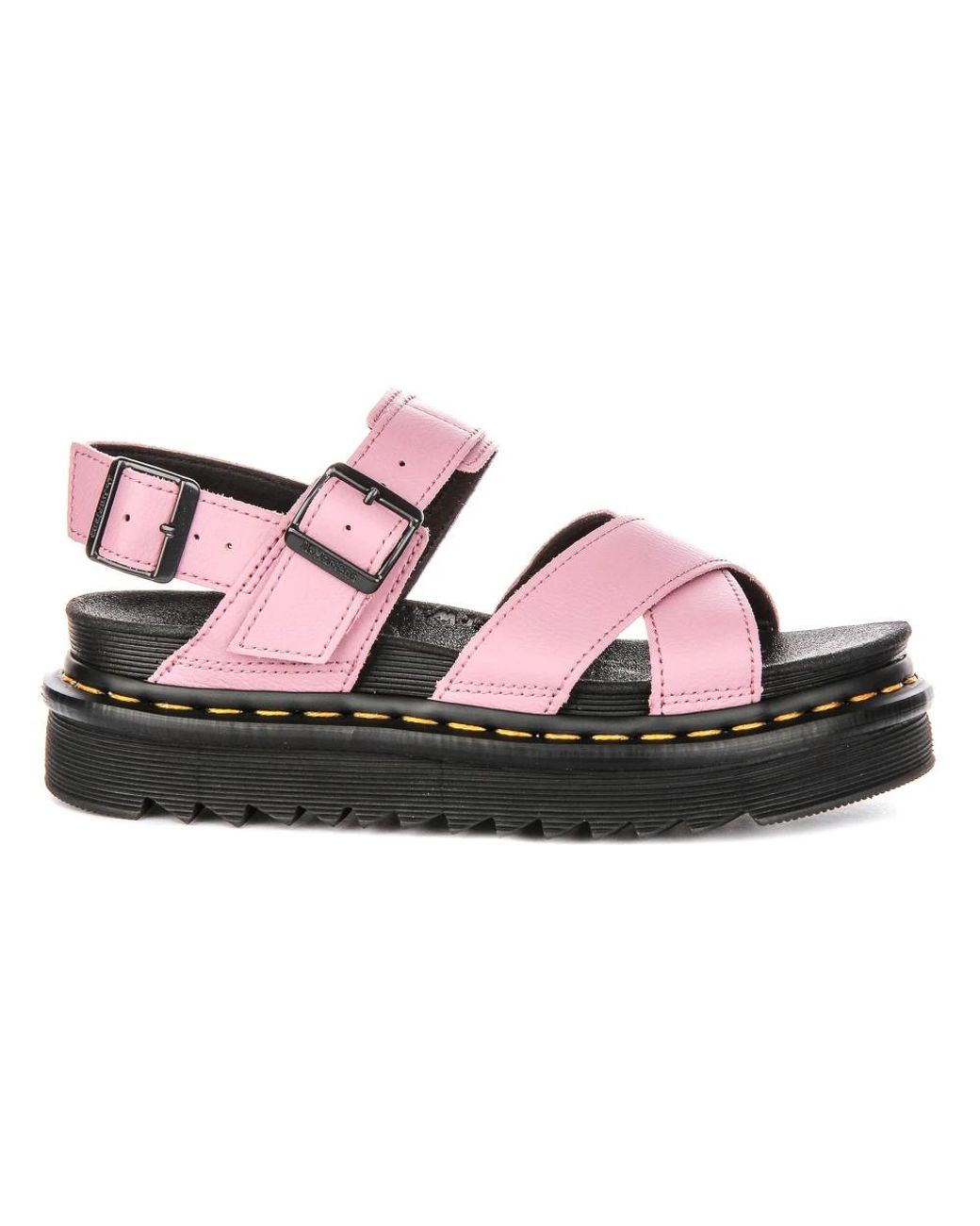 Dr. Martens Pink Flat Sandals