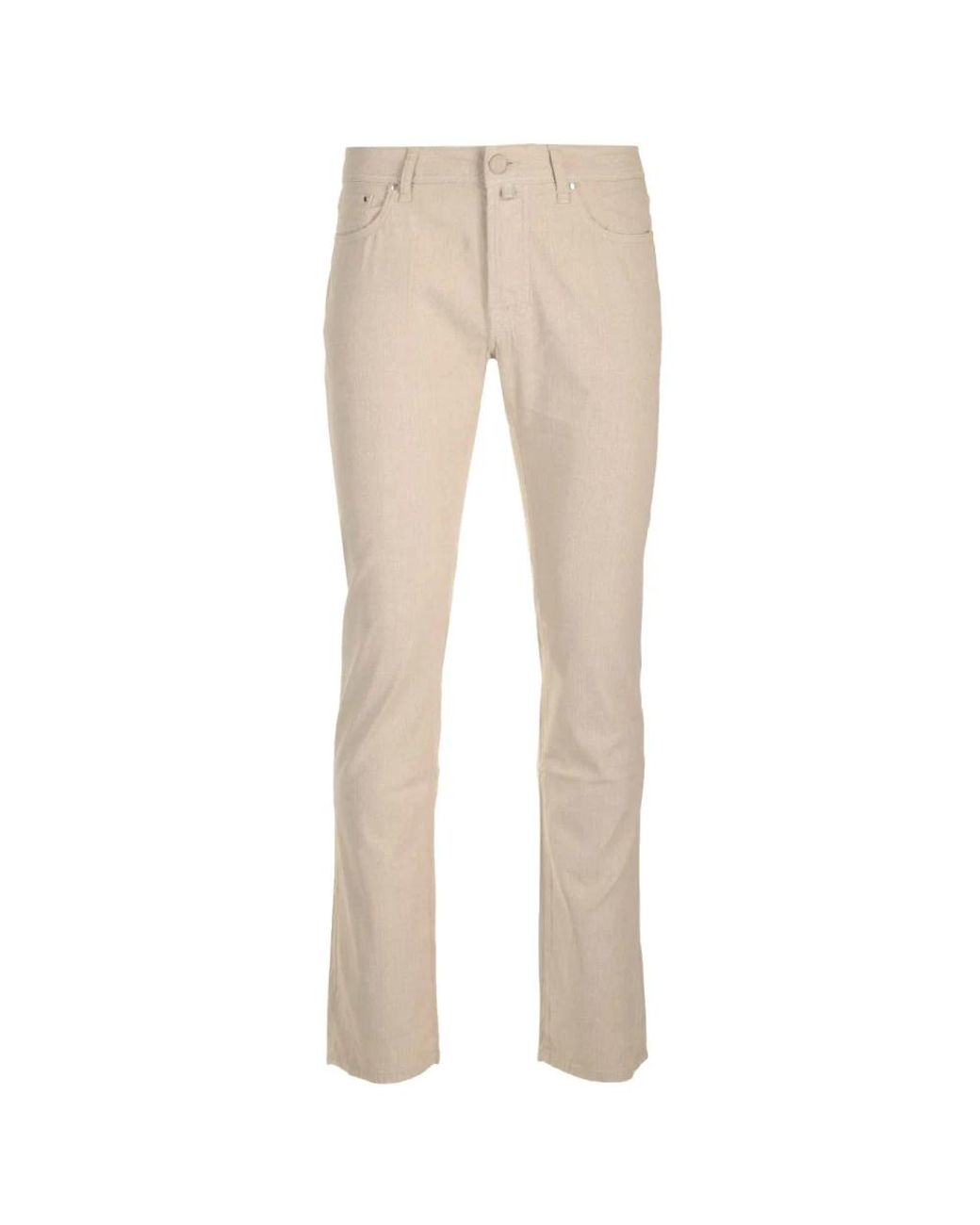 Jacob Cohen Natural Slim-Fit Trousers for men