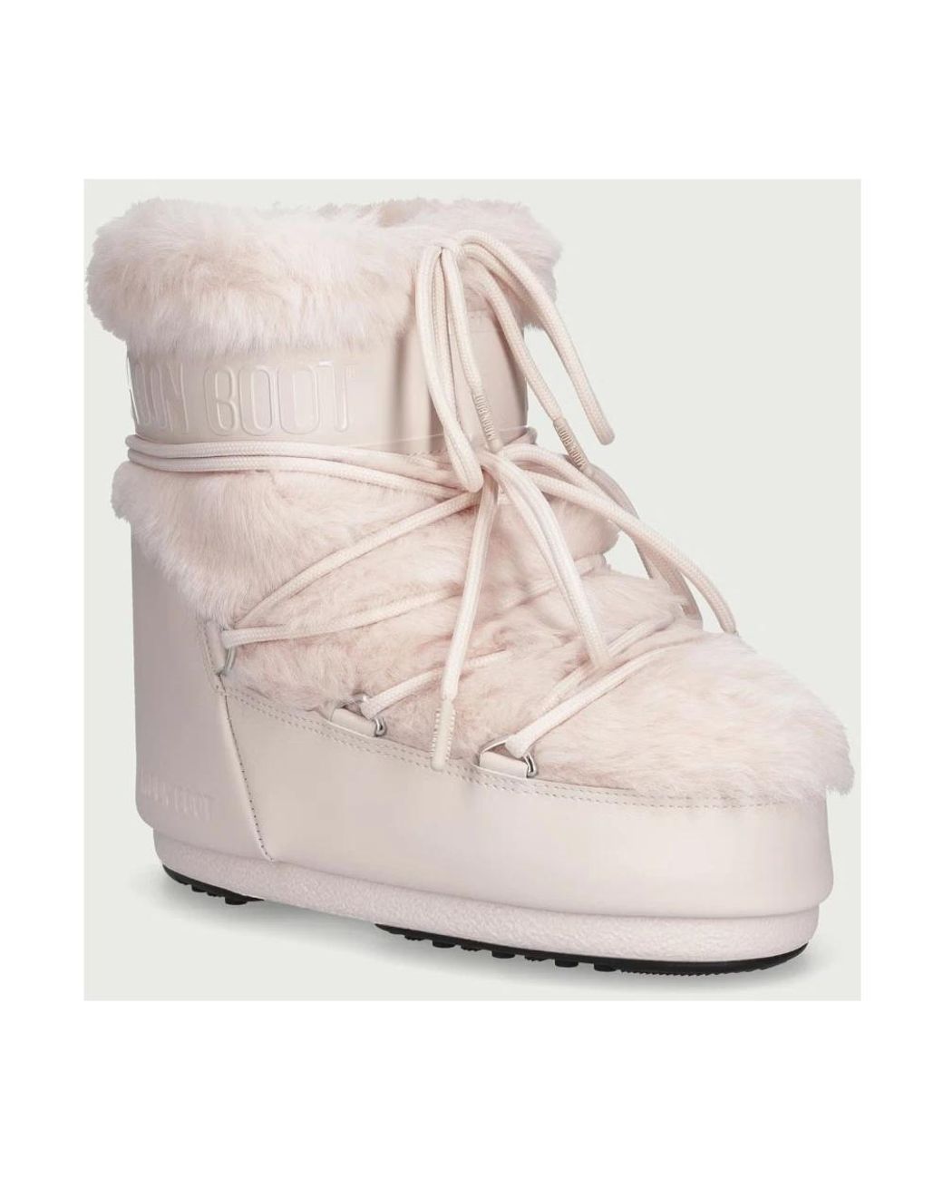 Moon Boot Natural Mb Icon Low Faux Fur