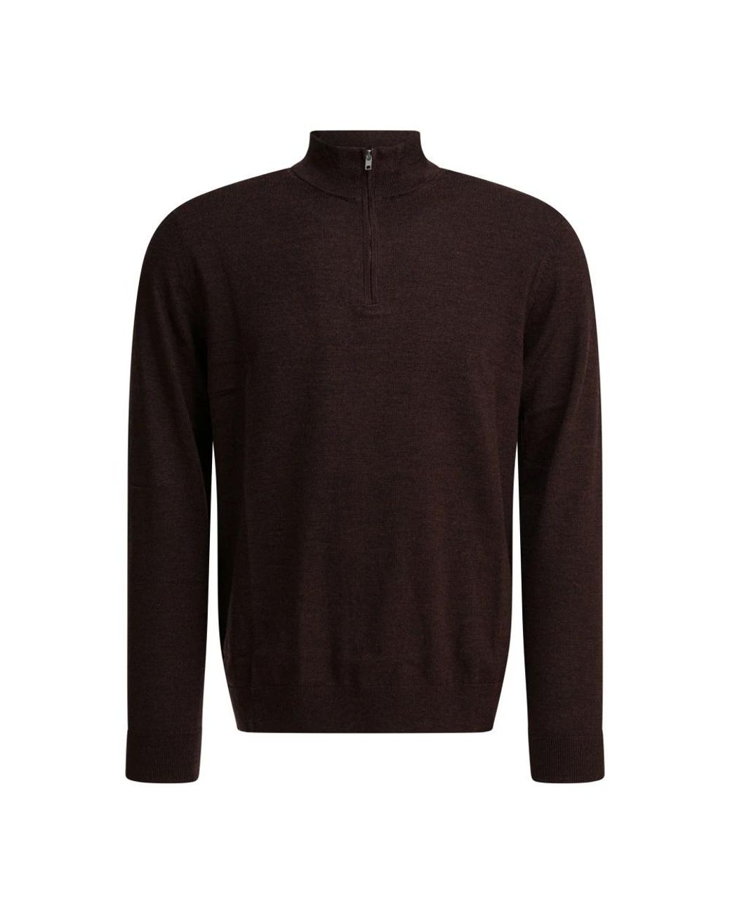 NN07 Gustav Zip Sweater in het Black voor heren