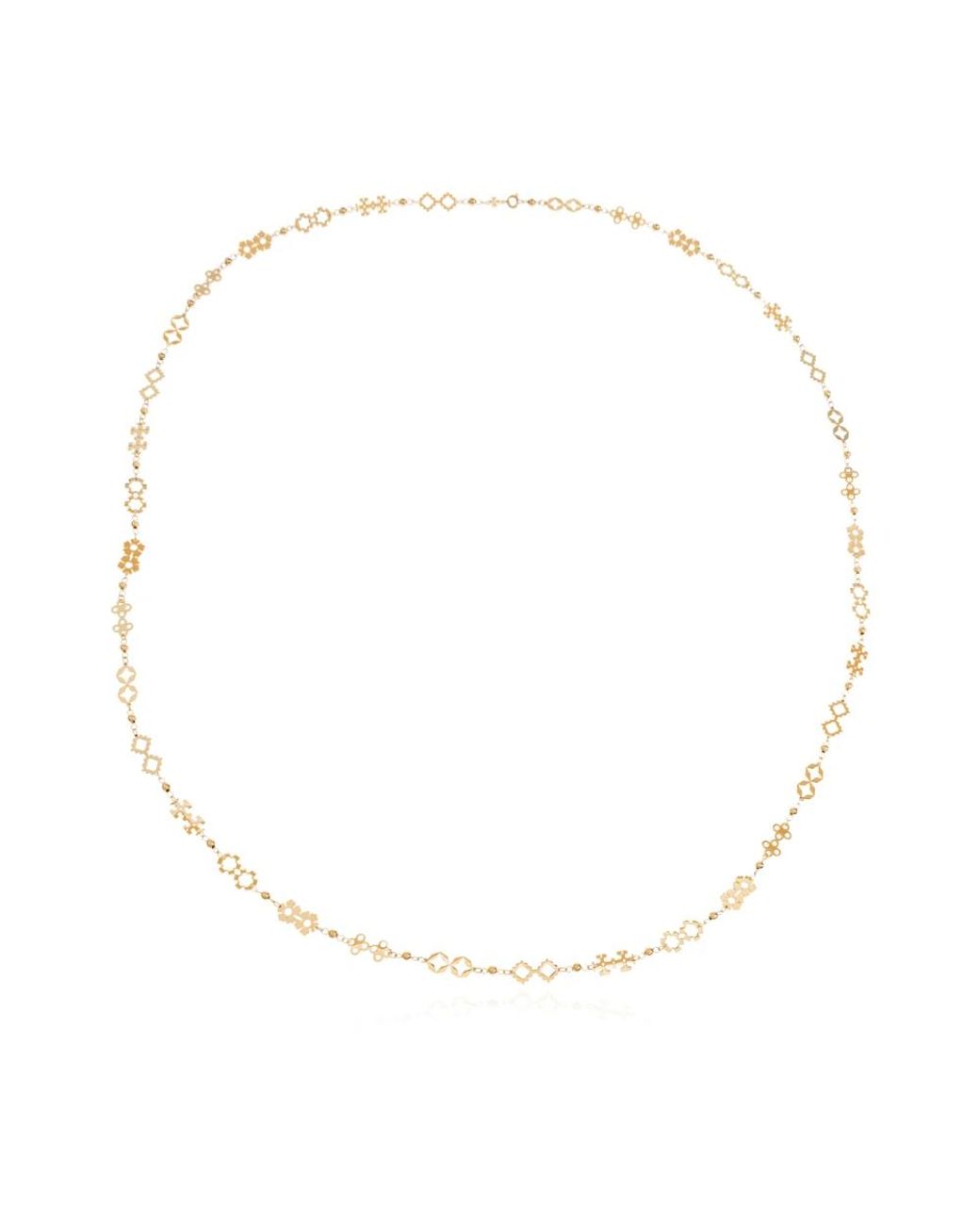 Necklaces di Tory Burch in Metallic