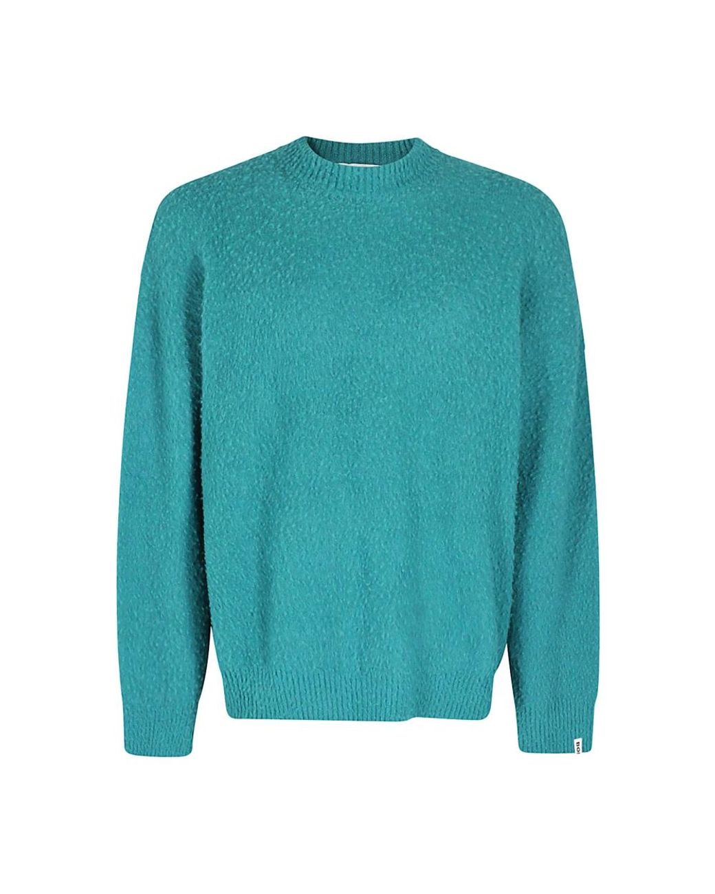 Bonsai Blue Round-Neck Knitwear for men