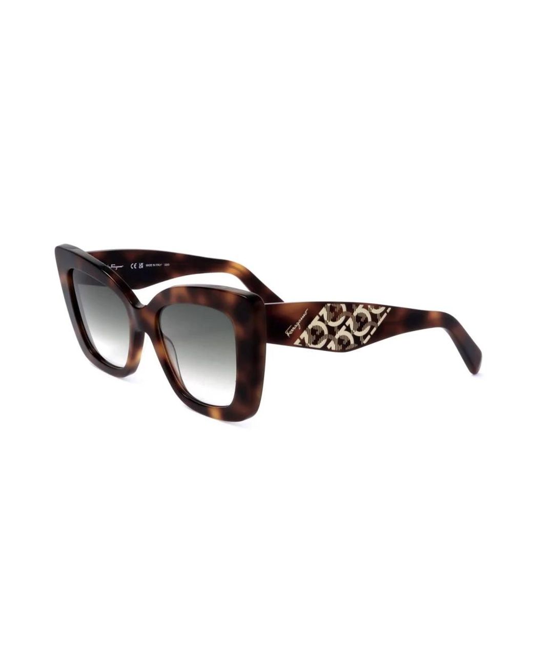 Ferragamo Zonnebril in het Black
