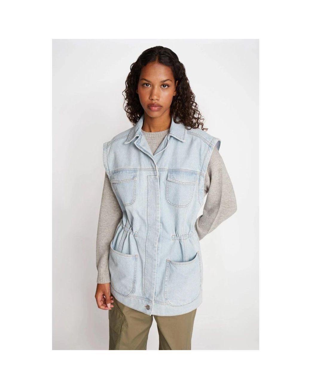 Vests Munthe de color Blue