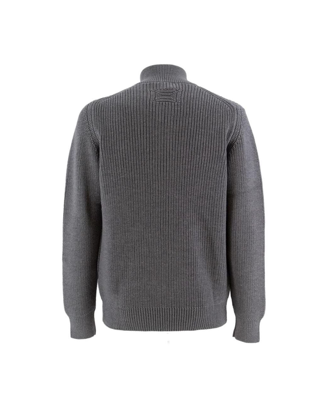 Drumohr Gray Cashmere Knitwear for men