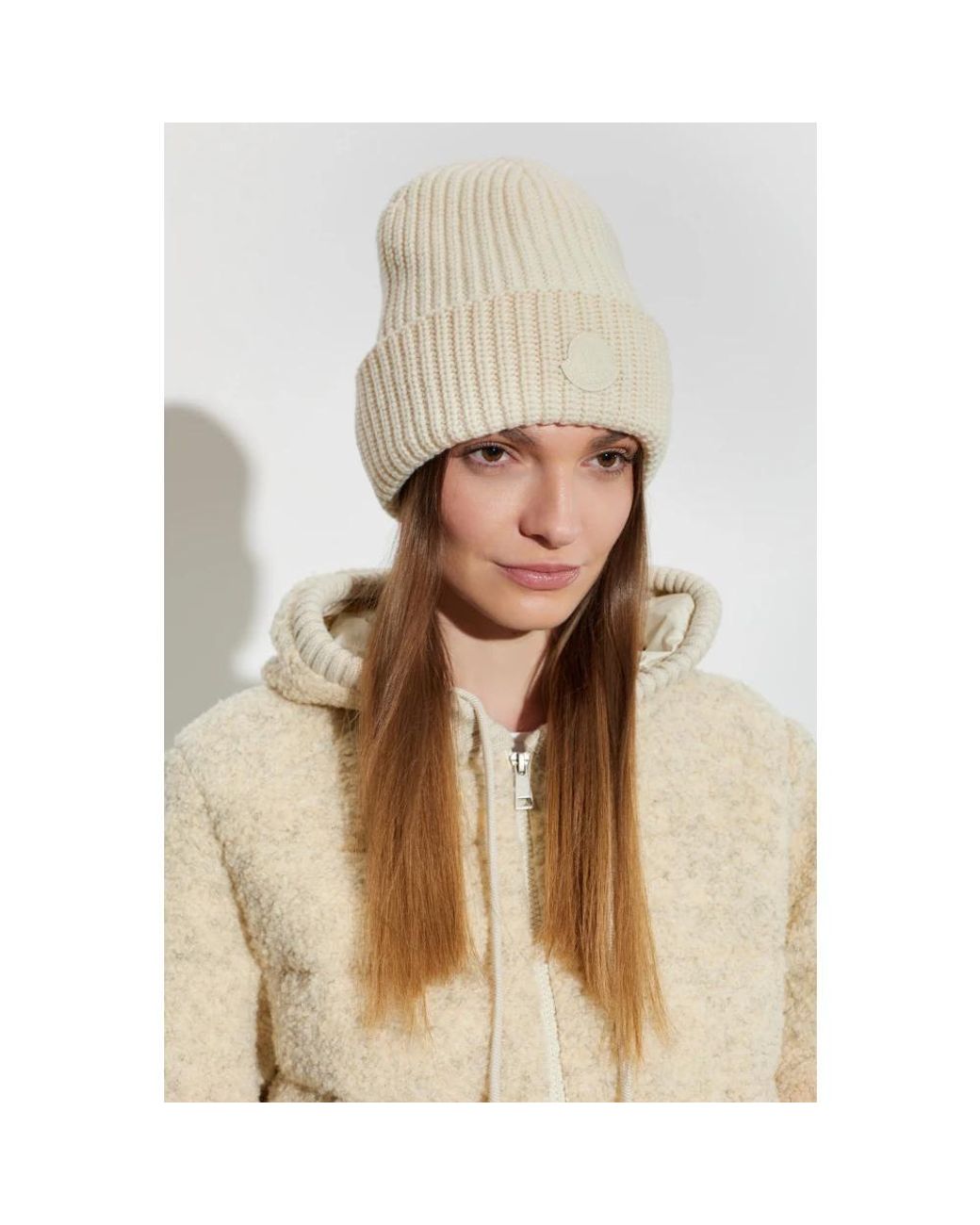 Beanies di Moncler in Natural