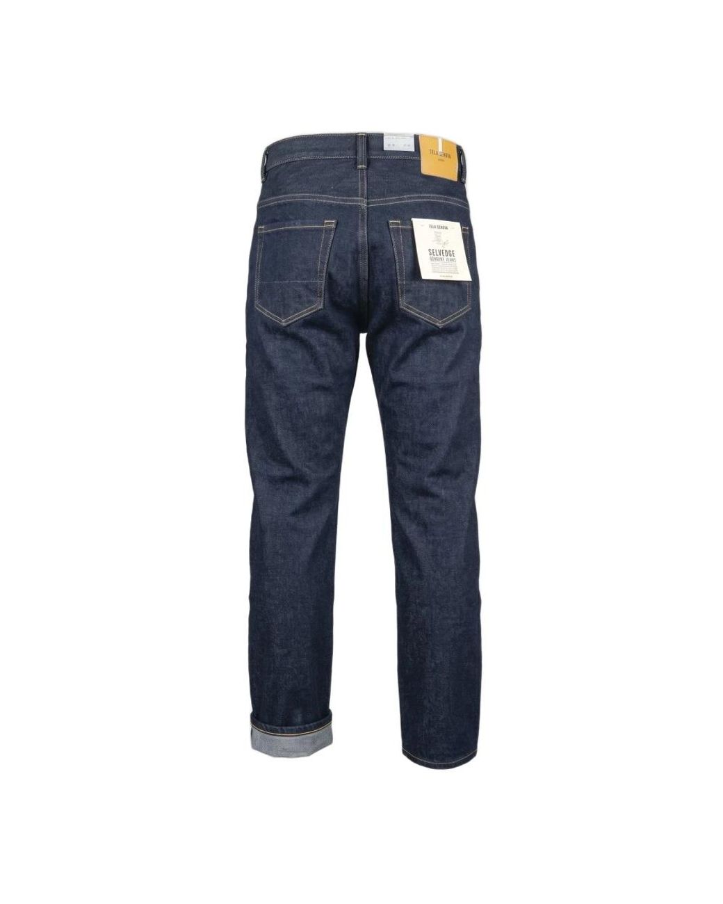 Tela Genova Blue Straight Fit Jeans for men