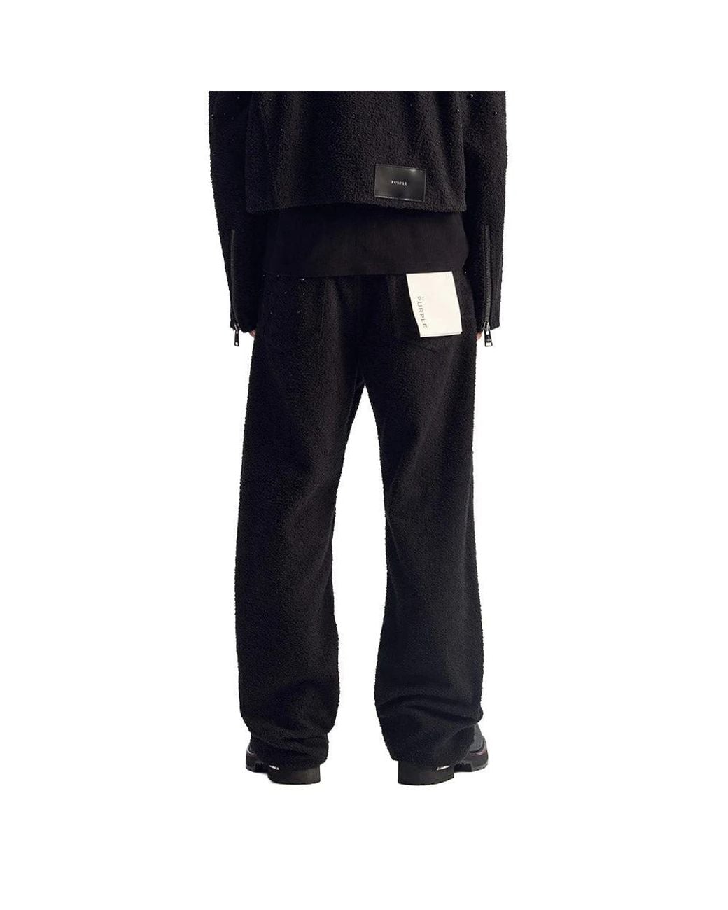 Purple Brand Black Straight Fit Jeans for men