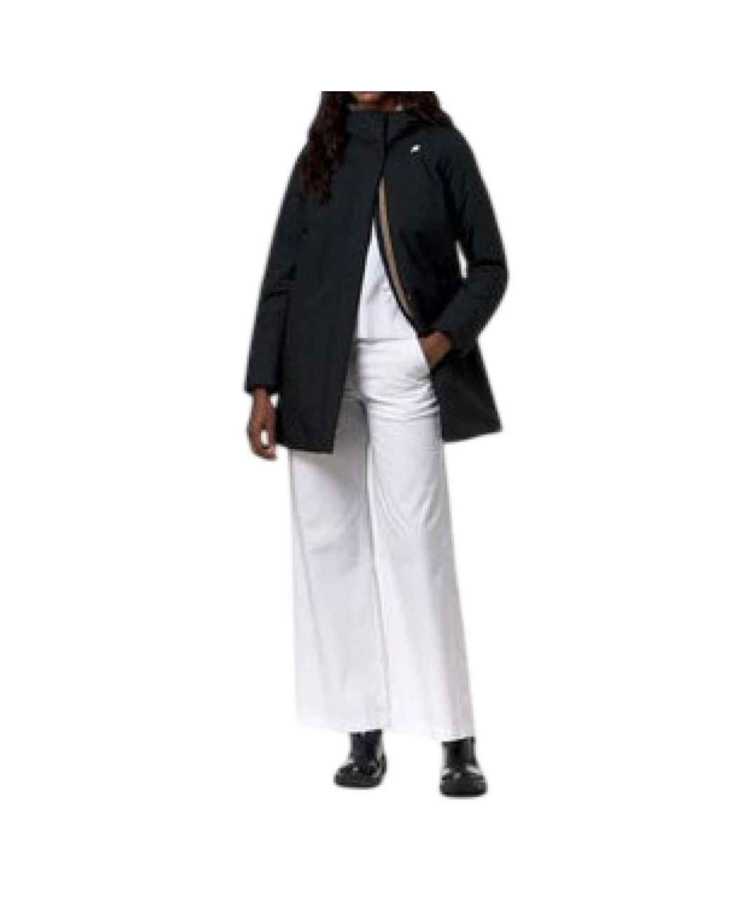 K-Way Black Winter Jackets