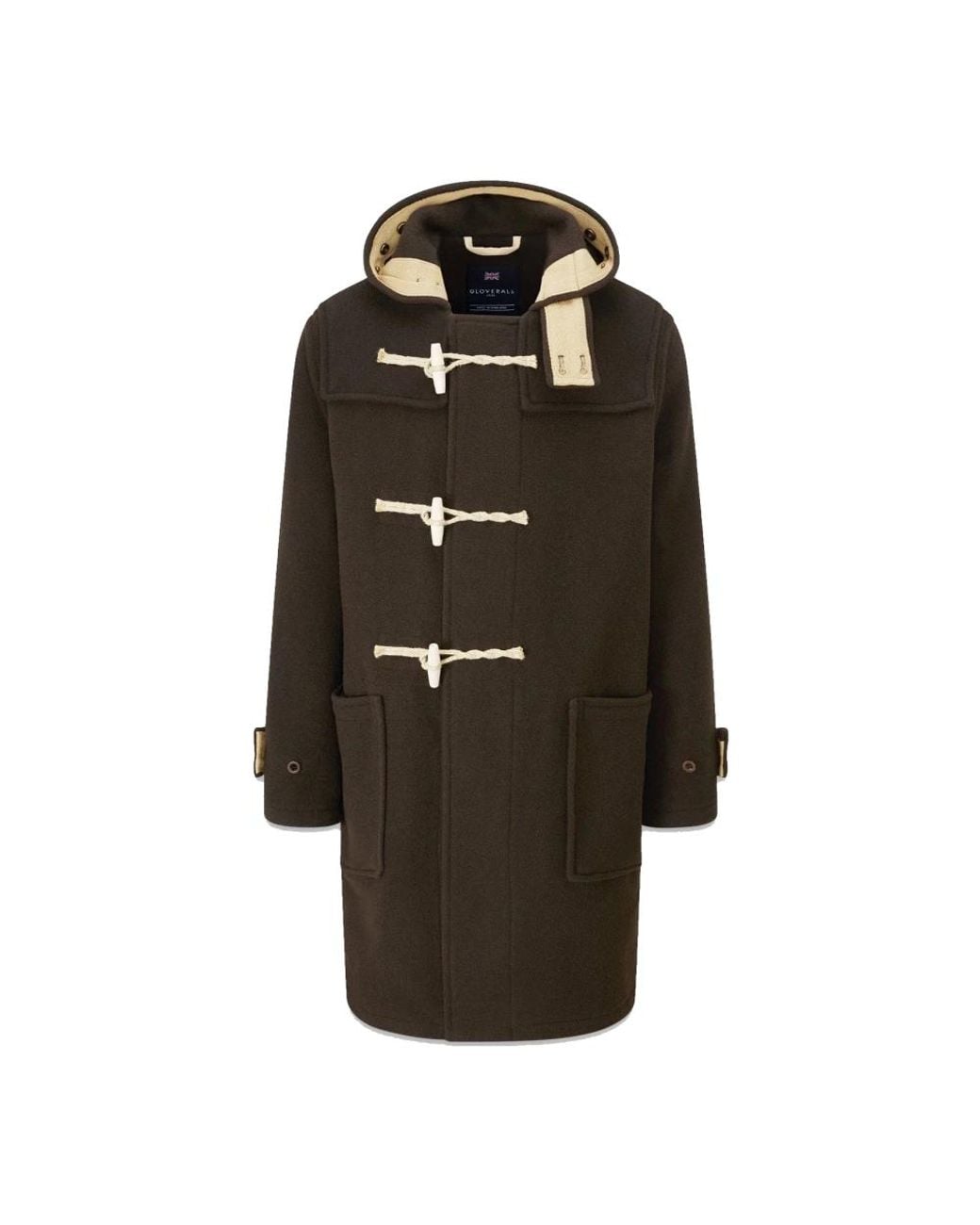 Gloverall Original Monty Duffle Coat in het Black voor heren