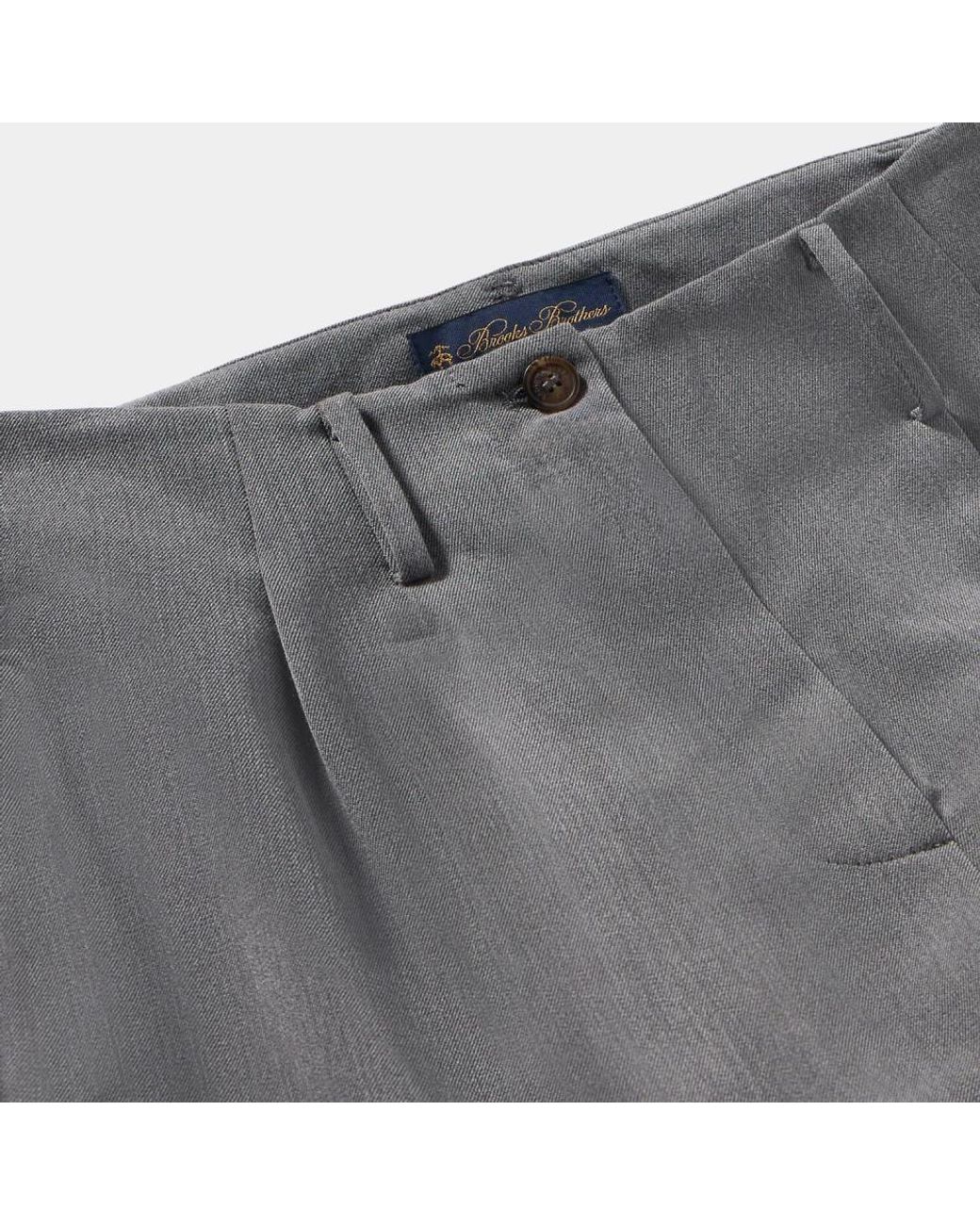 Brooks Brothers Gray Wide Trousers