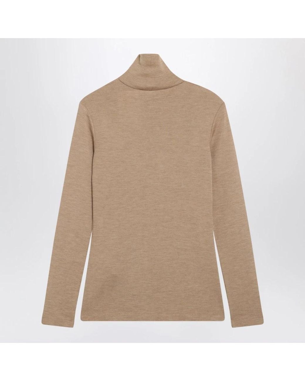 Max Mara Natural Turtlenecks