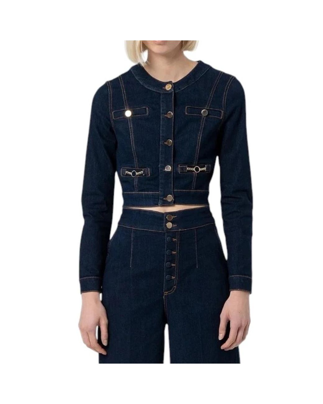 Fracomina Blue Denim Jackets