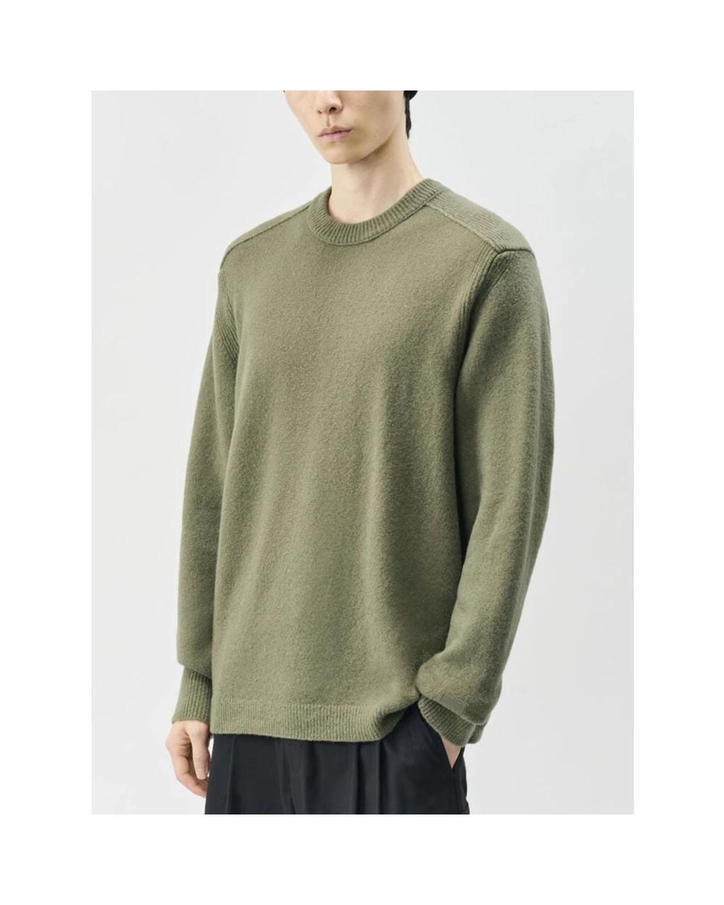 C P Company Green Round-Neck Knitwear for men