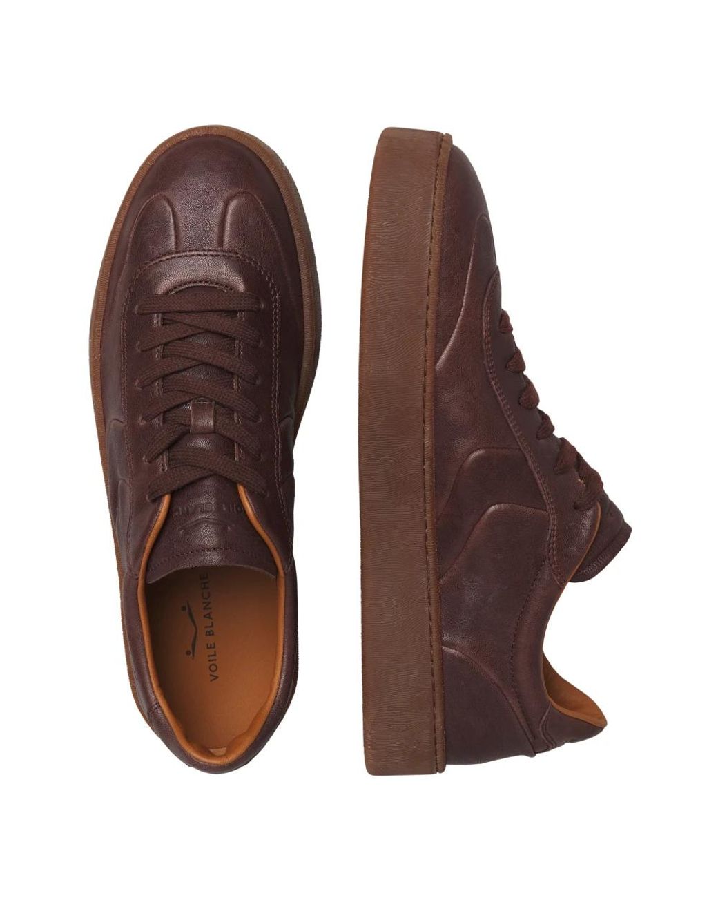 Voile Blanche Brown Sneakers for men