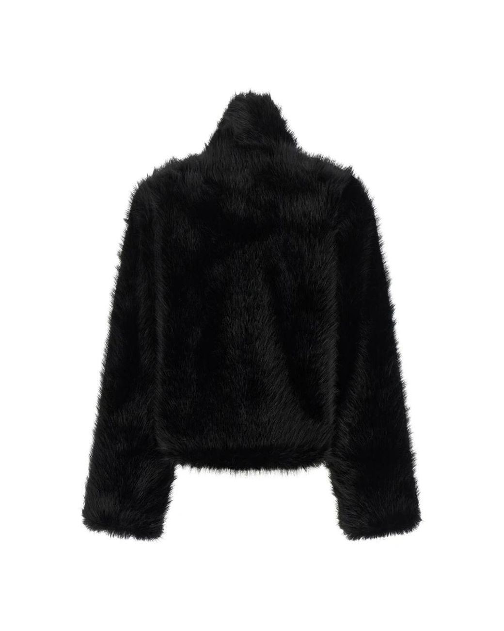 BB COUTURE Black Faux Fur & Shearling Jackets