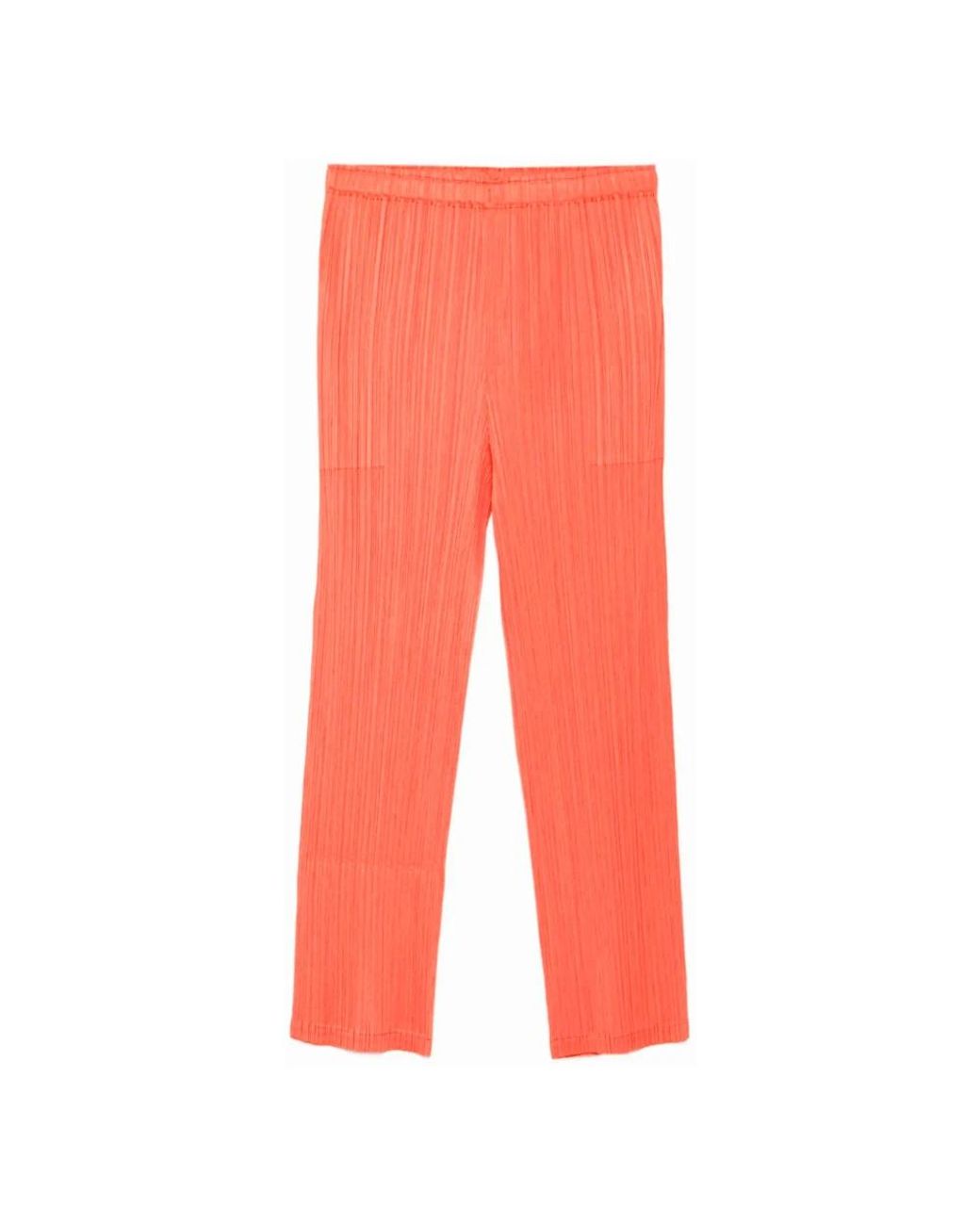 Issey Miyake Red Cropped Trousers