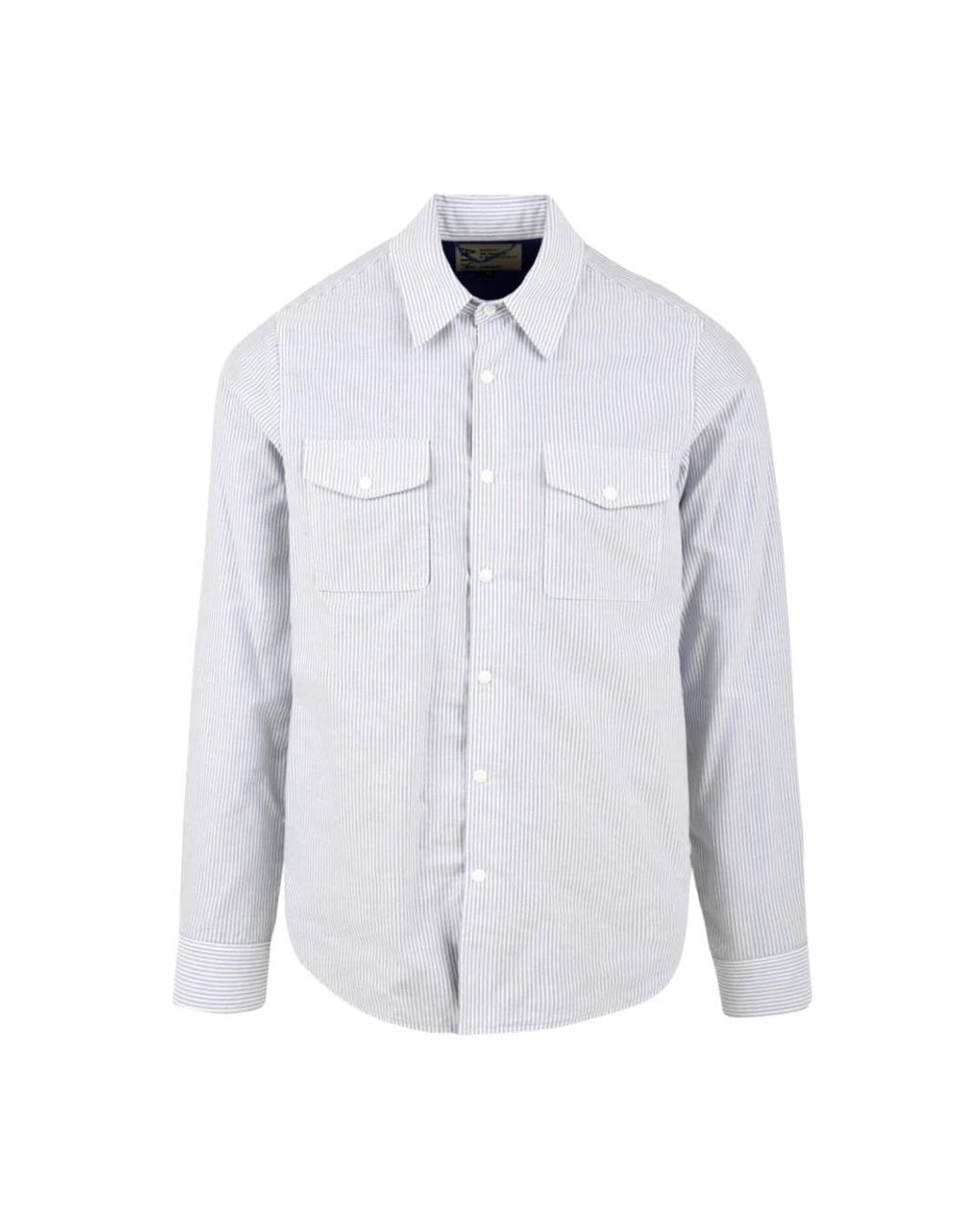 Aspesi Blue Casual Shirts for men