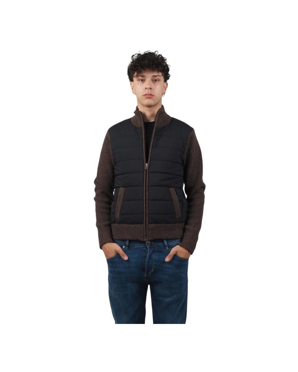 Winter Jackets Barba Napoli pour homme en coloris Black