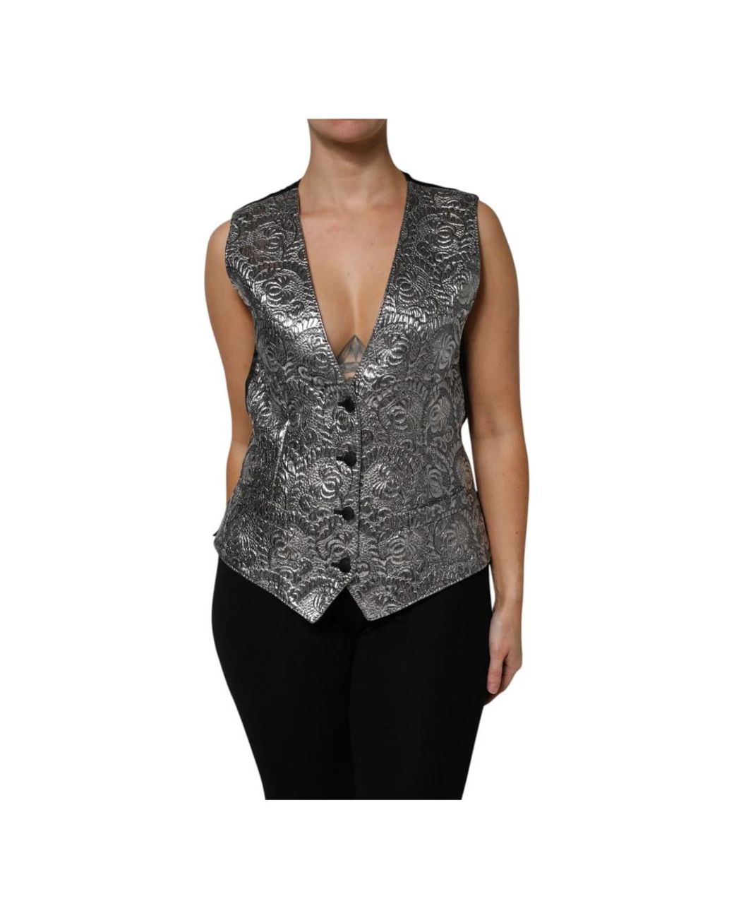 Dolce & Gabbana Black Waistcoats