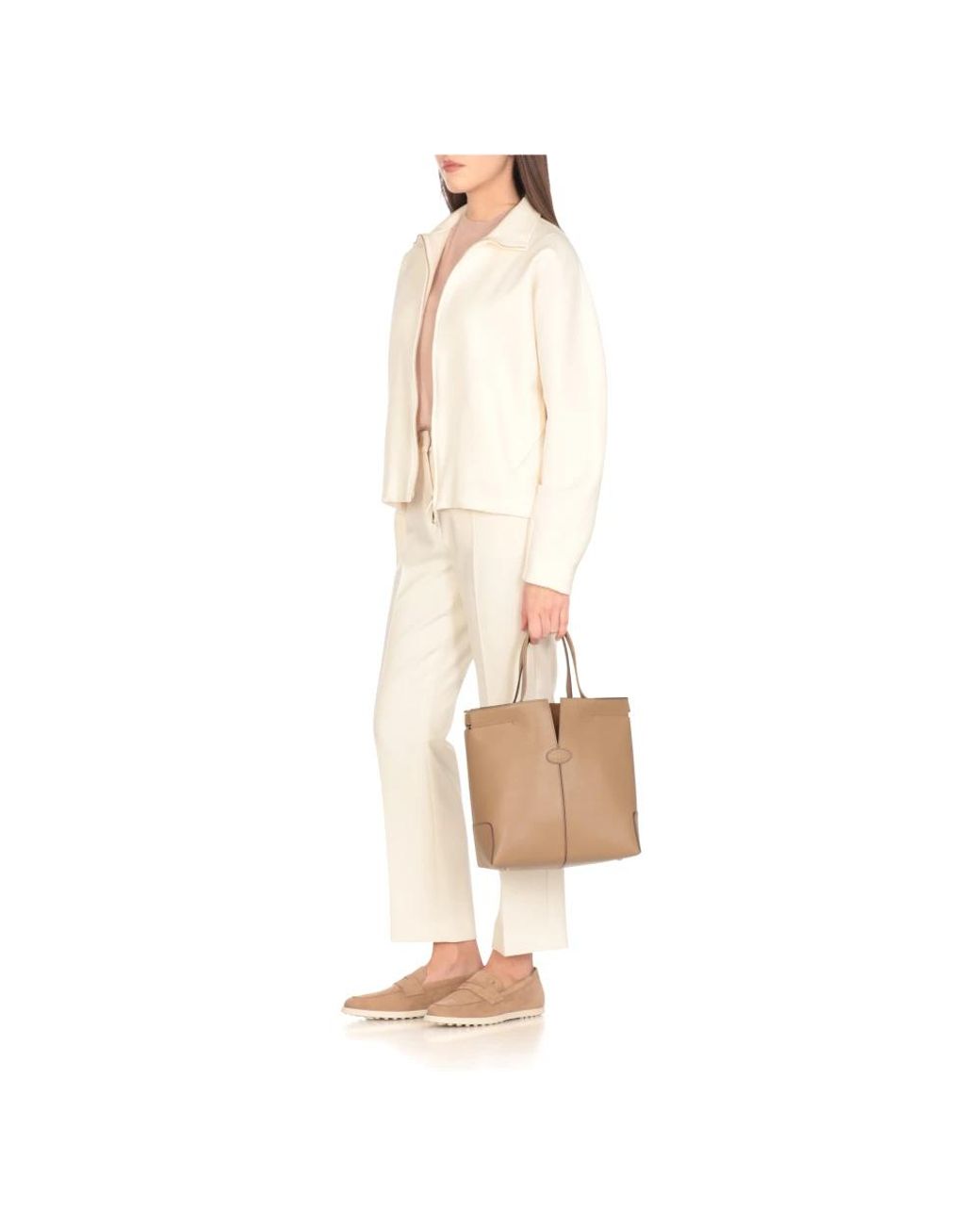 Tod's Natural Shopping Bags