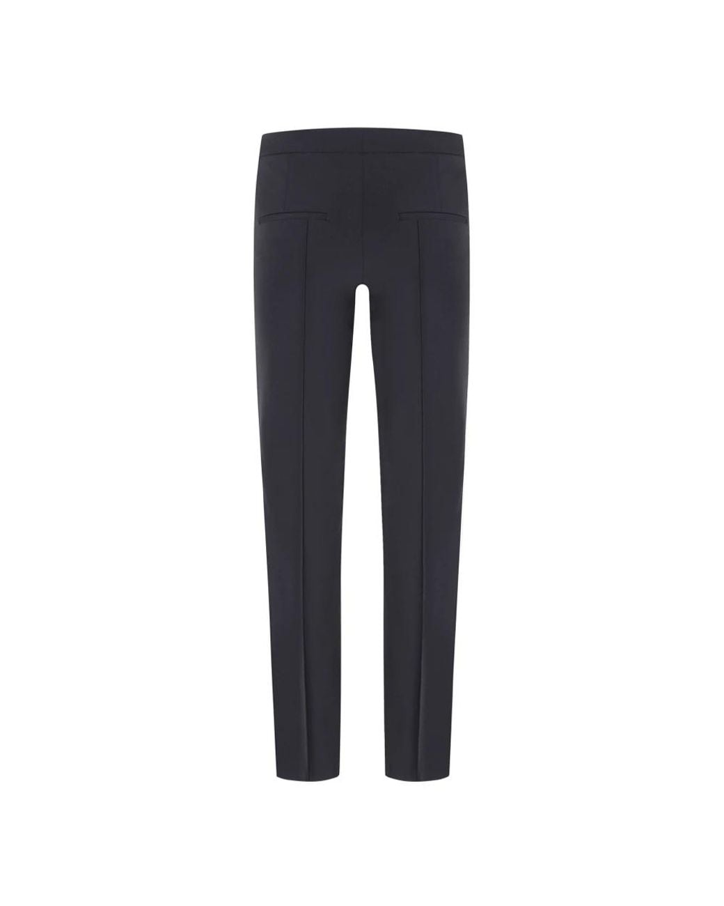 Cambio Blue Slim-Fit Trousers
