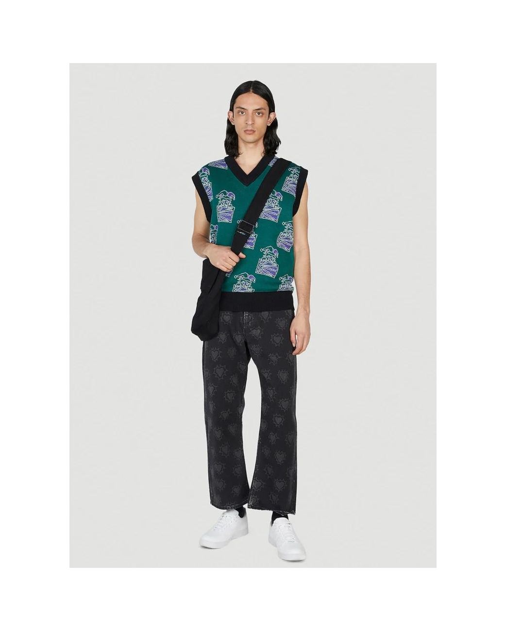 Rassvet (PACCBET) Green Sleeveless Knitwear for men