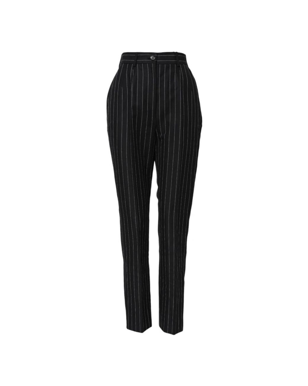 Dolce & Gabbana Black Slim-Fit Trousers
