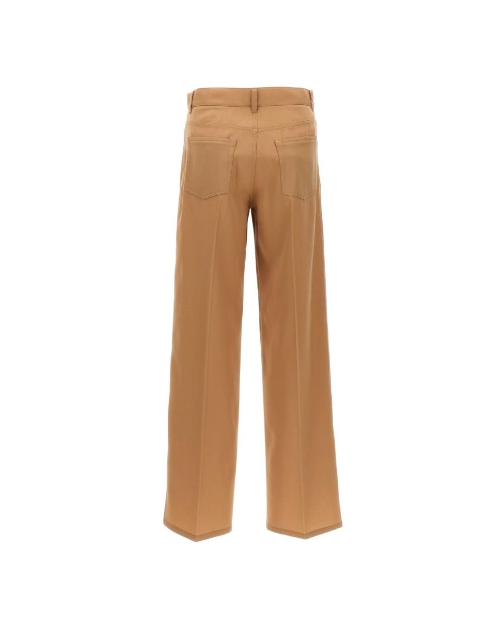 Jil Sander Brown Wide Trousers