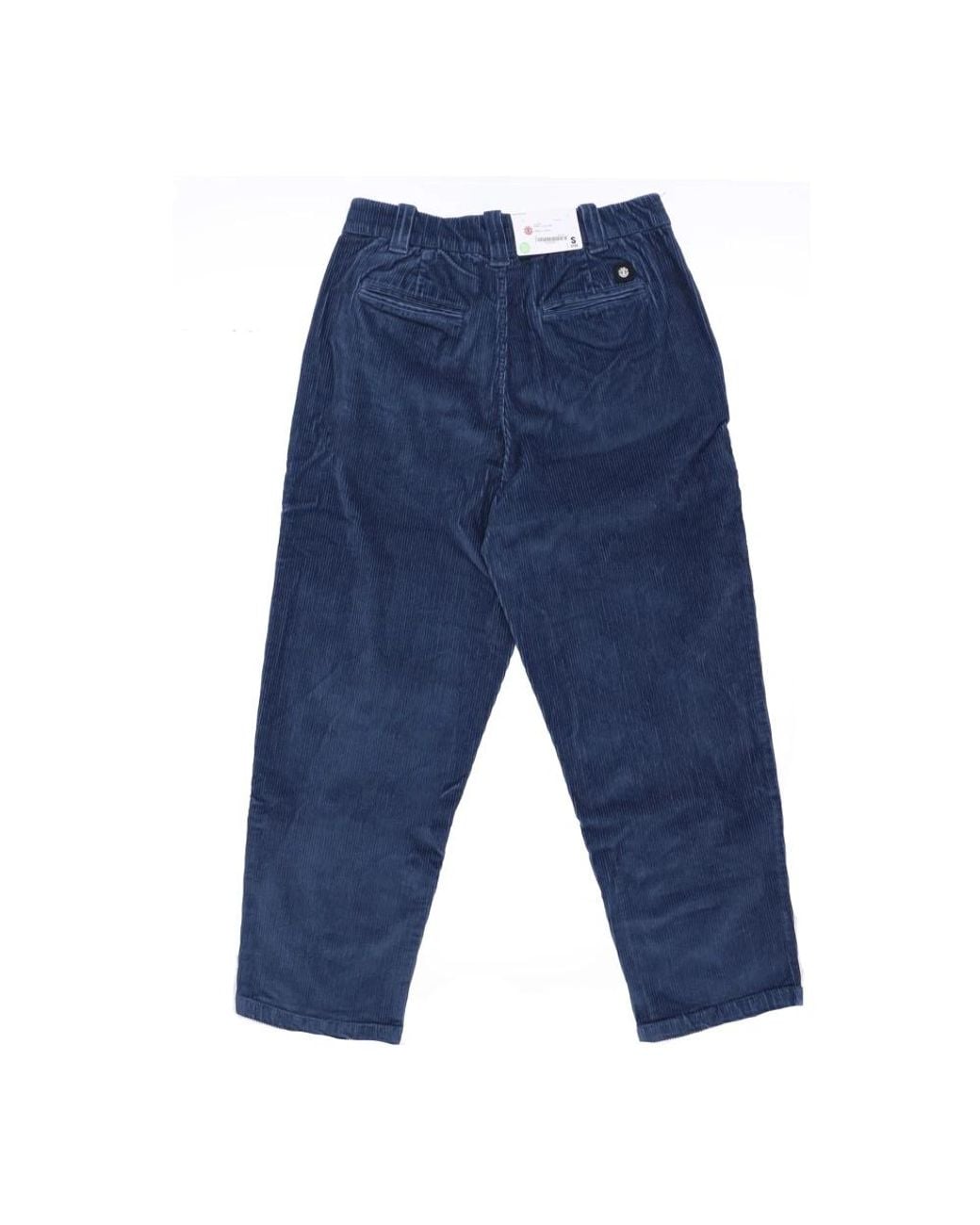 Element Blue Straight Trousers for men