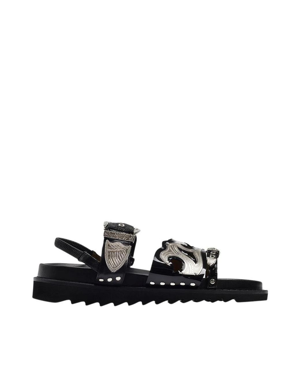 Flat Sandals di Toga in Black
