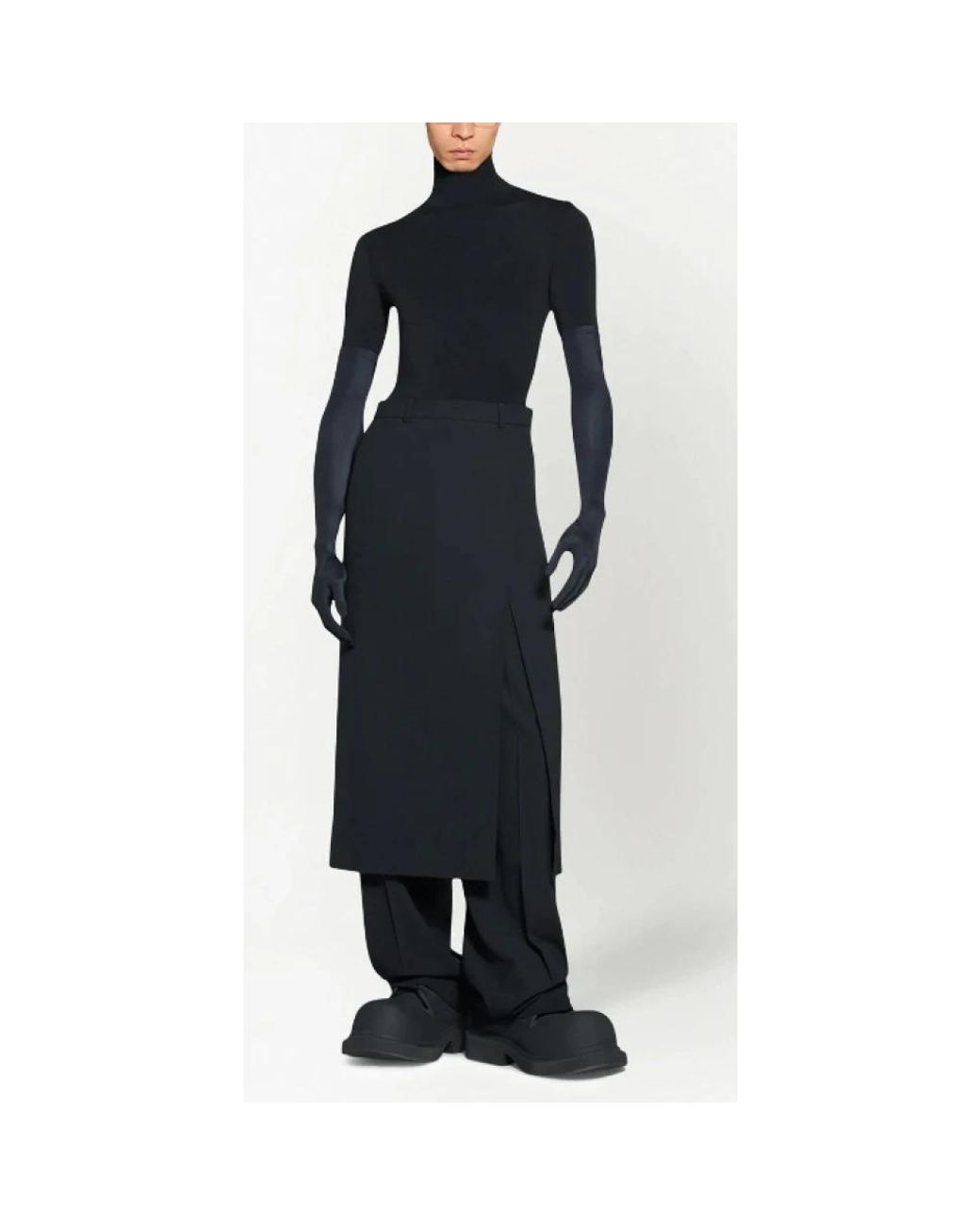Balenciaga Blue Midi Skirts