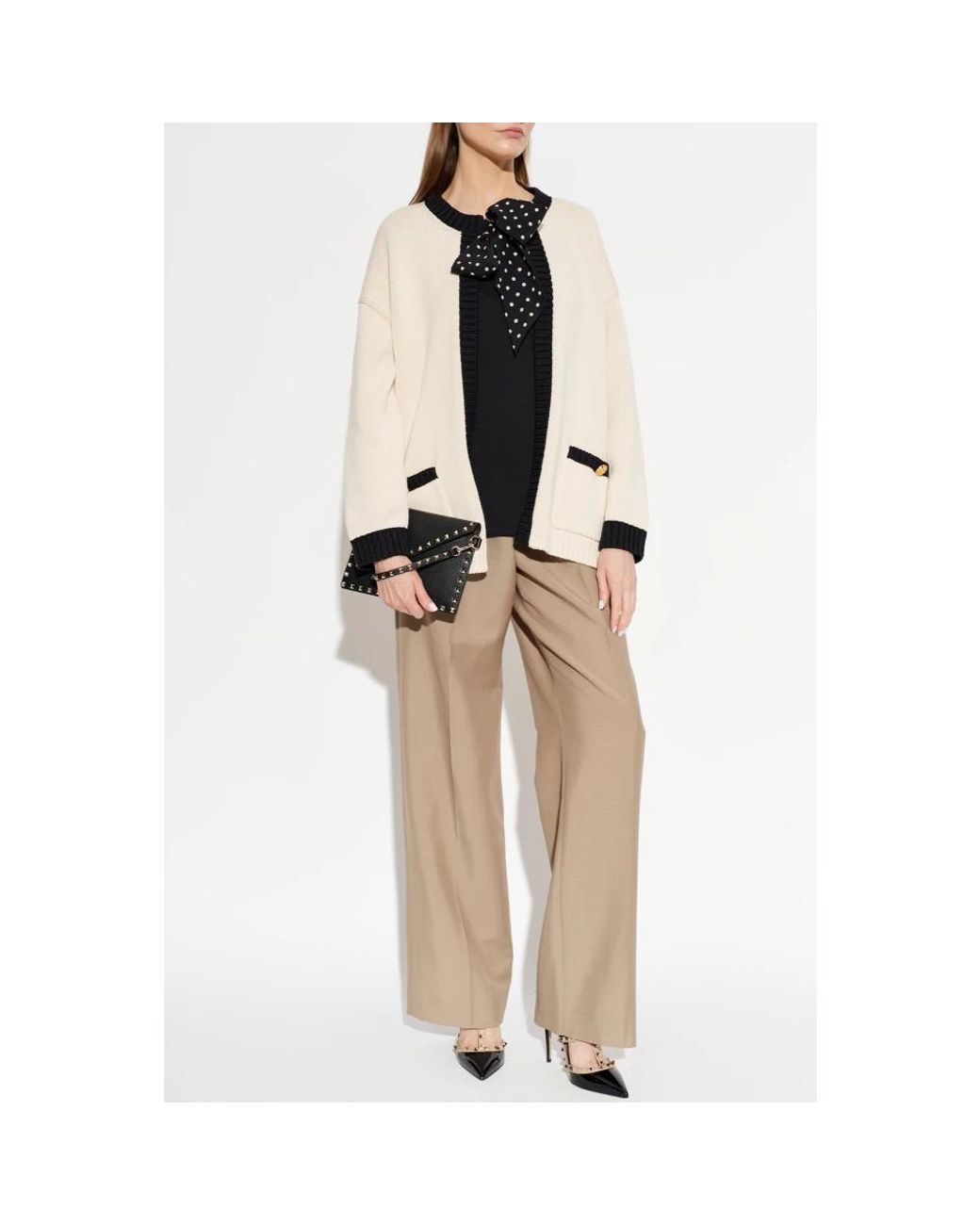 Valentino Garavani Natural Cardigans