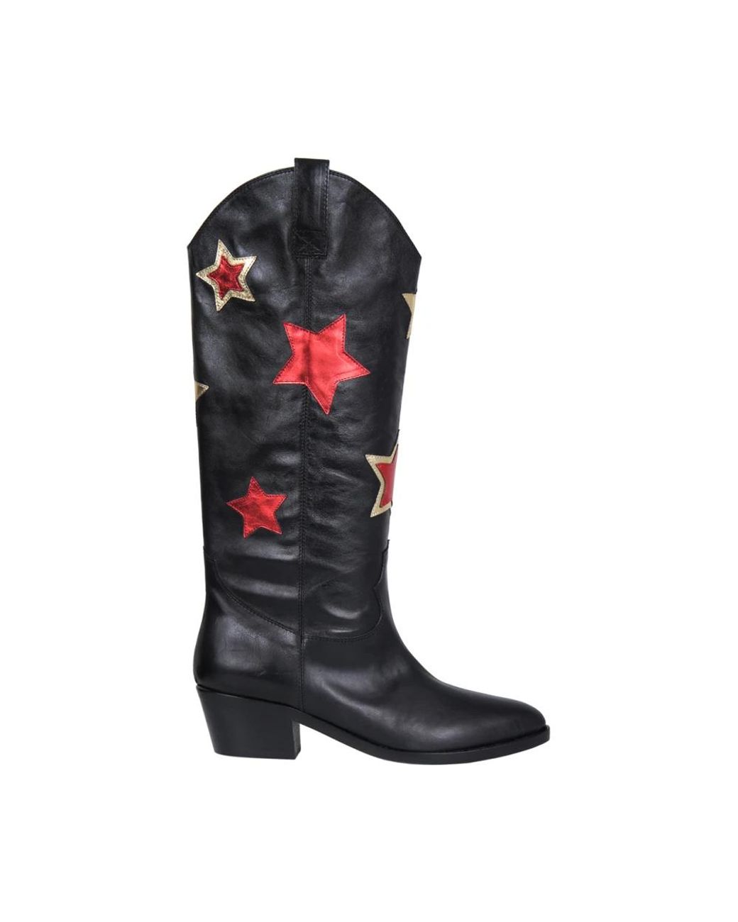 Chiara Ferragni Blue Cowboy & Biker Boots