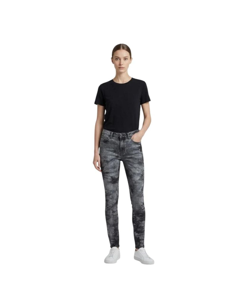 Dondup Gray Skinny Fit Jeans