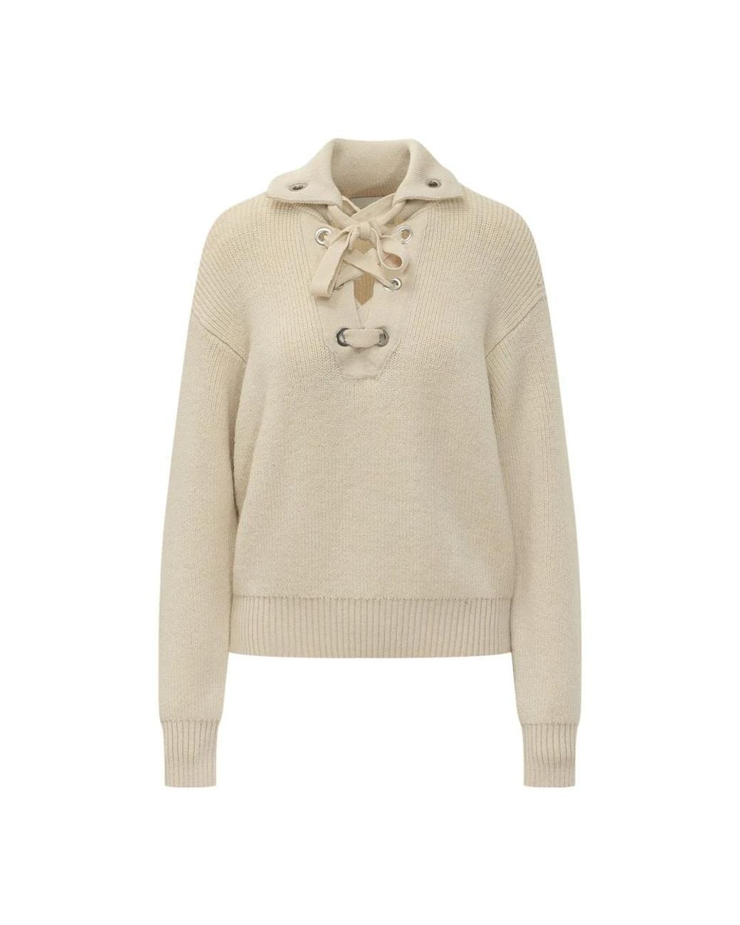 Isabel Marant Natural Round-Neck Knitwear
