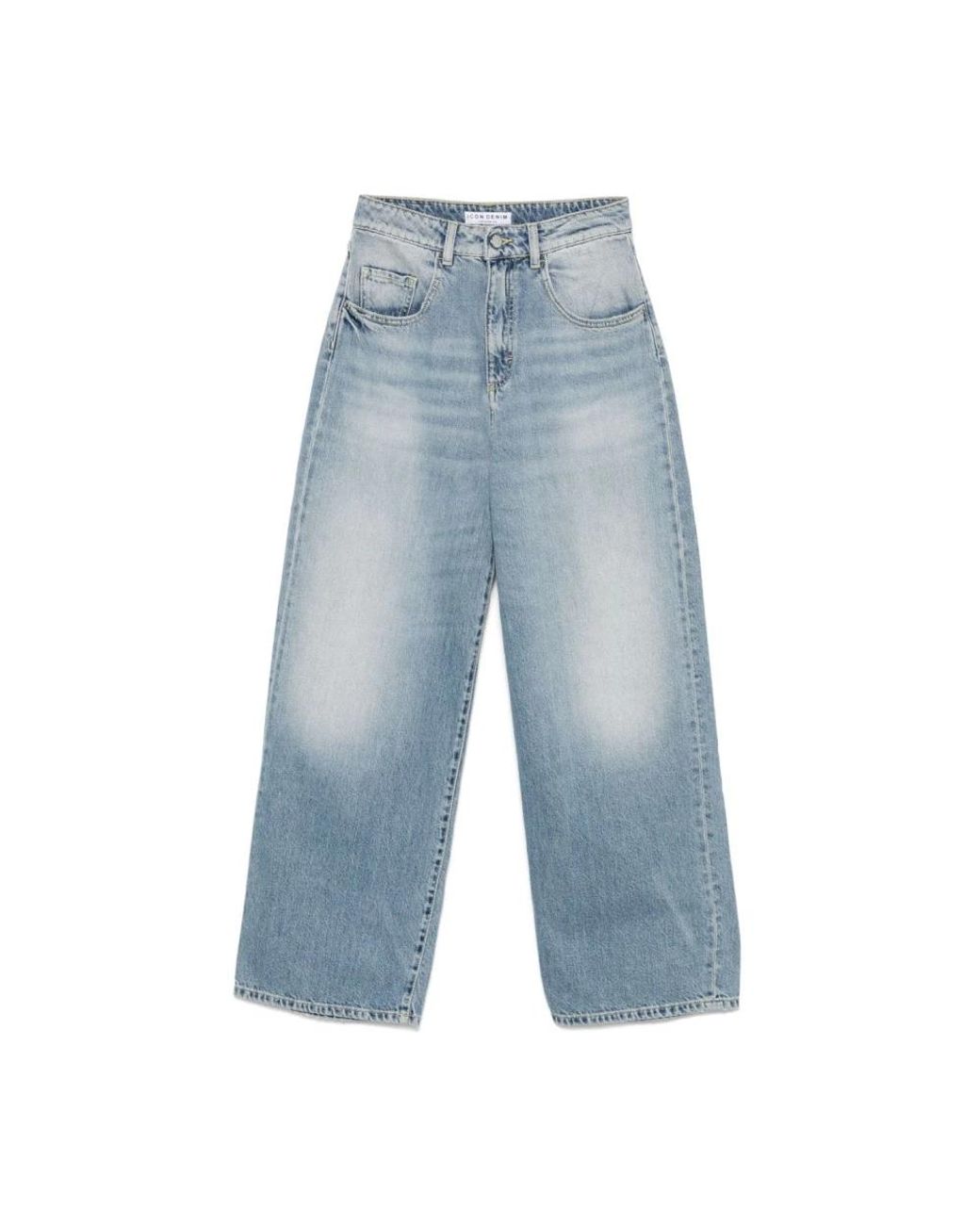 ICON DENIM Blue Straight Jeans