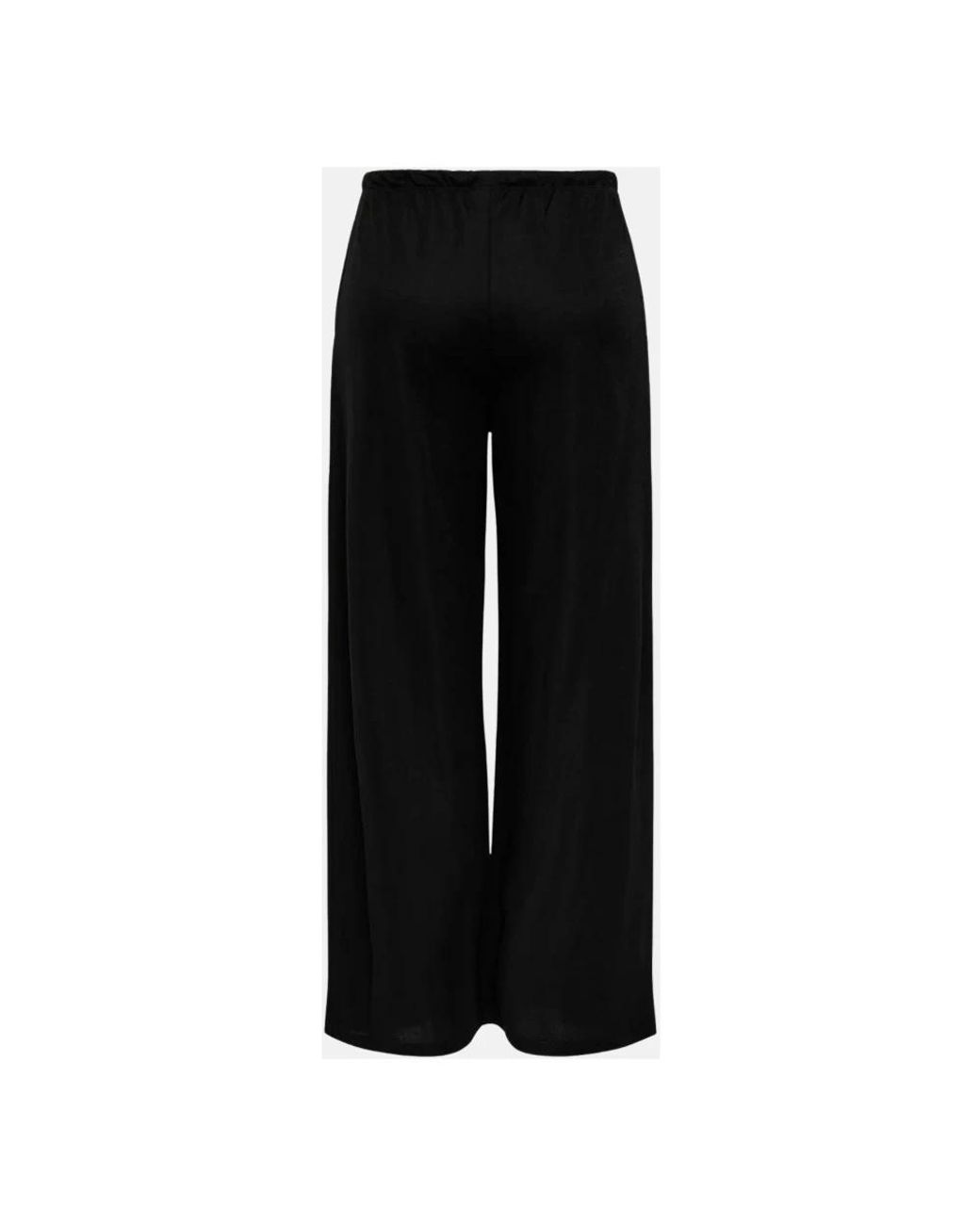 Jacqueline De Yong Black Wide Trousers
