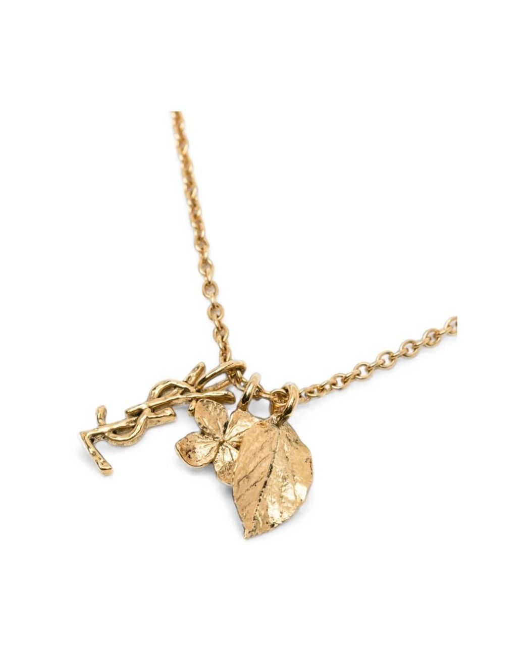 Saint Laurent Metallic Necklaces
