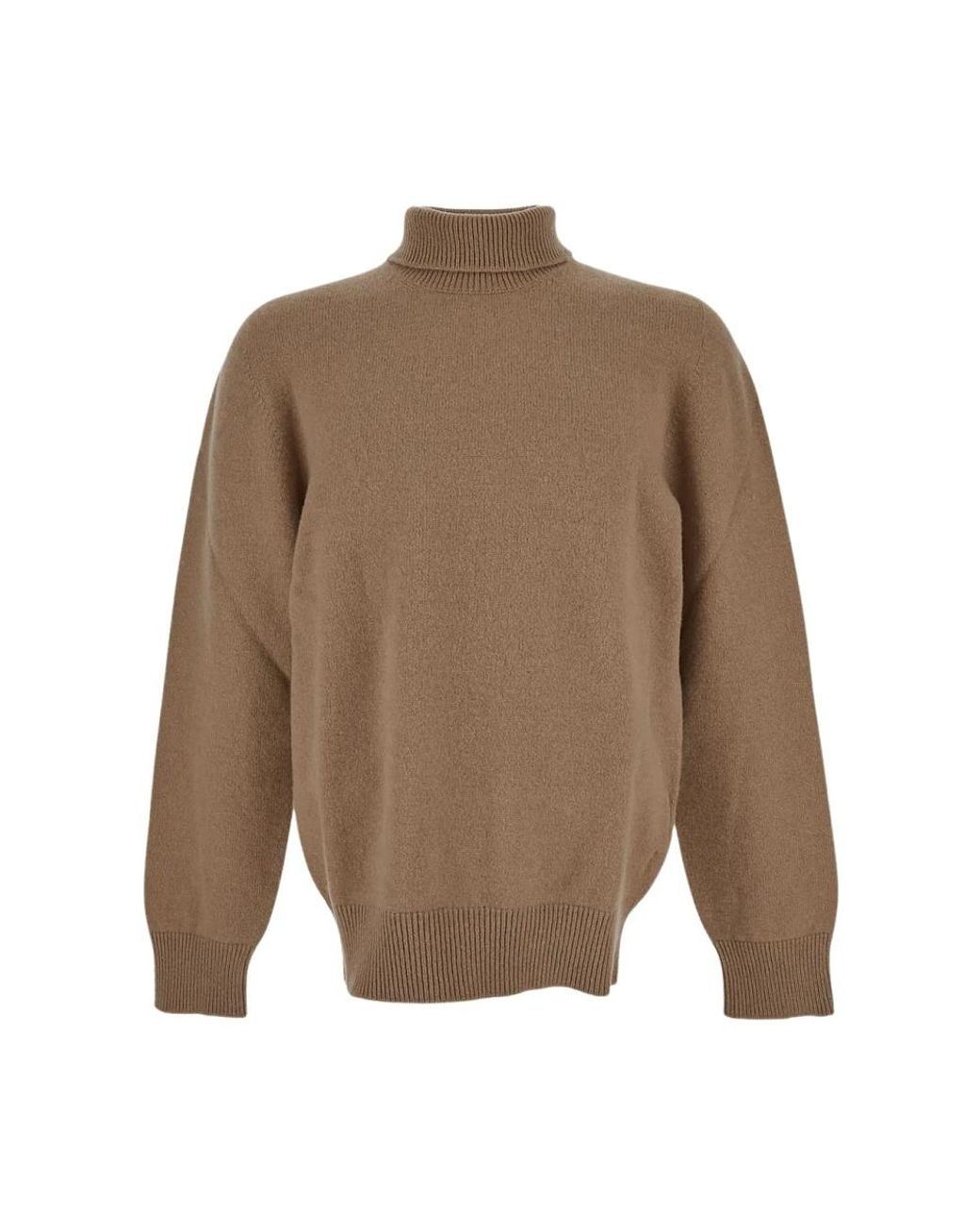 Laneus Brown Turtlenecks for men