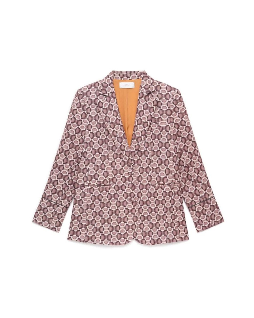 Maliparmi Graphic Orbit Blazer in het Multicolor