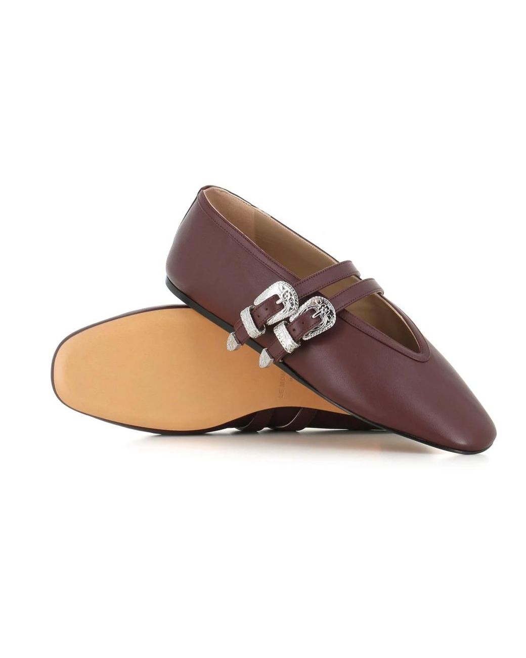 Le Monde Beryl Purple Ballerinas