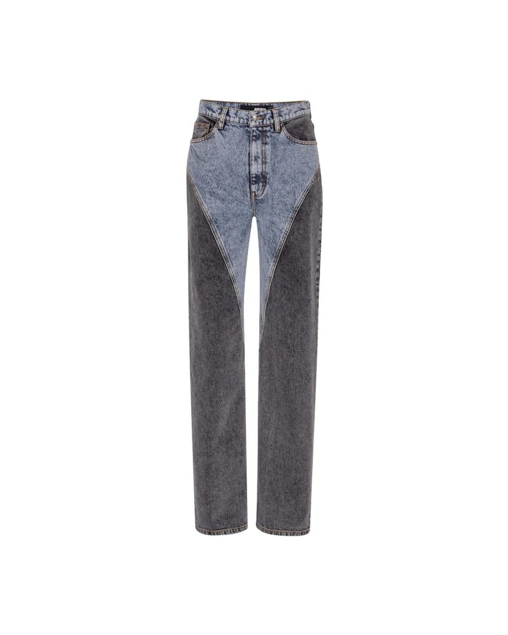 ROTATE BIRGER CHRISTENSEN Blue Straight Fit Jeans
