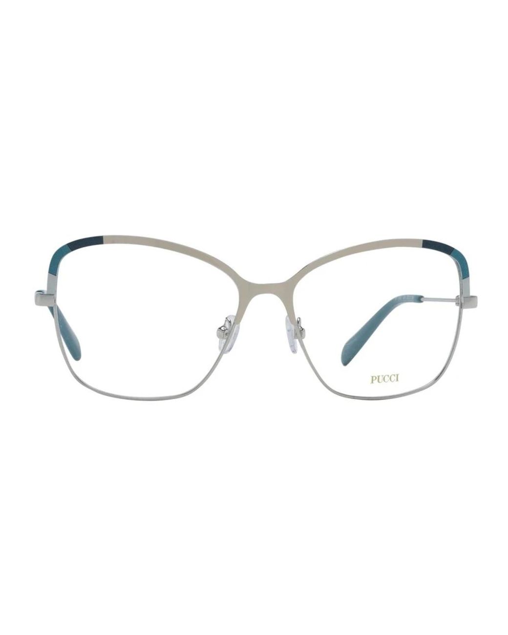 Glasses di Emilio Pucci in Metallic