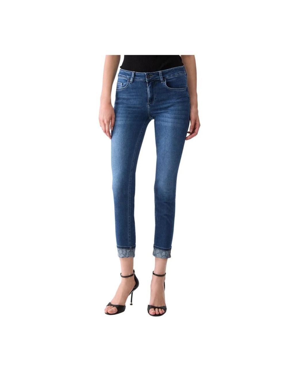 Liu Jo Blue Cropped Jeans