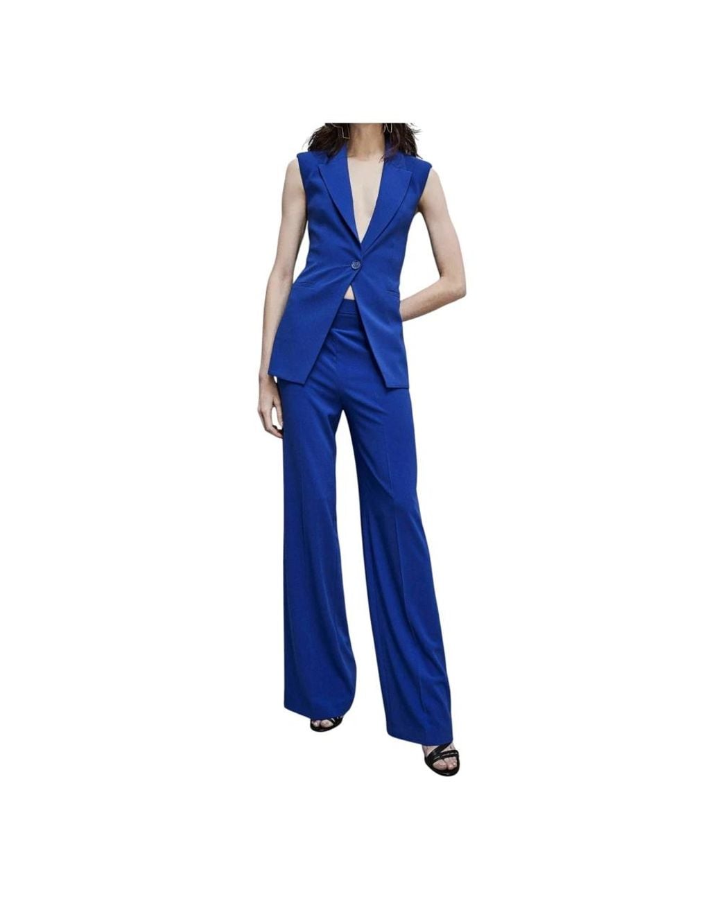 Patrizia Pepe Blue Waistcoats