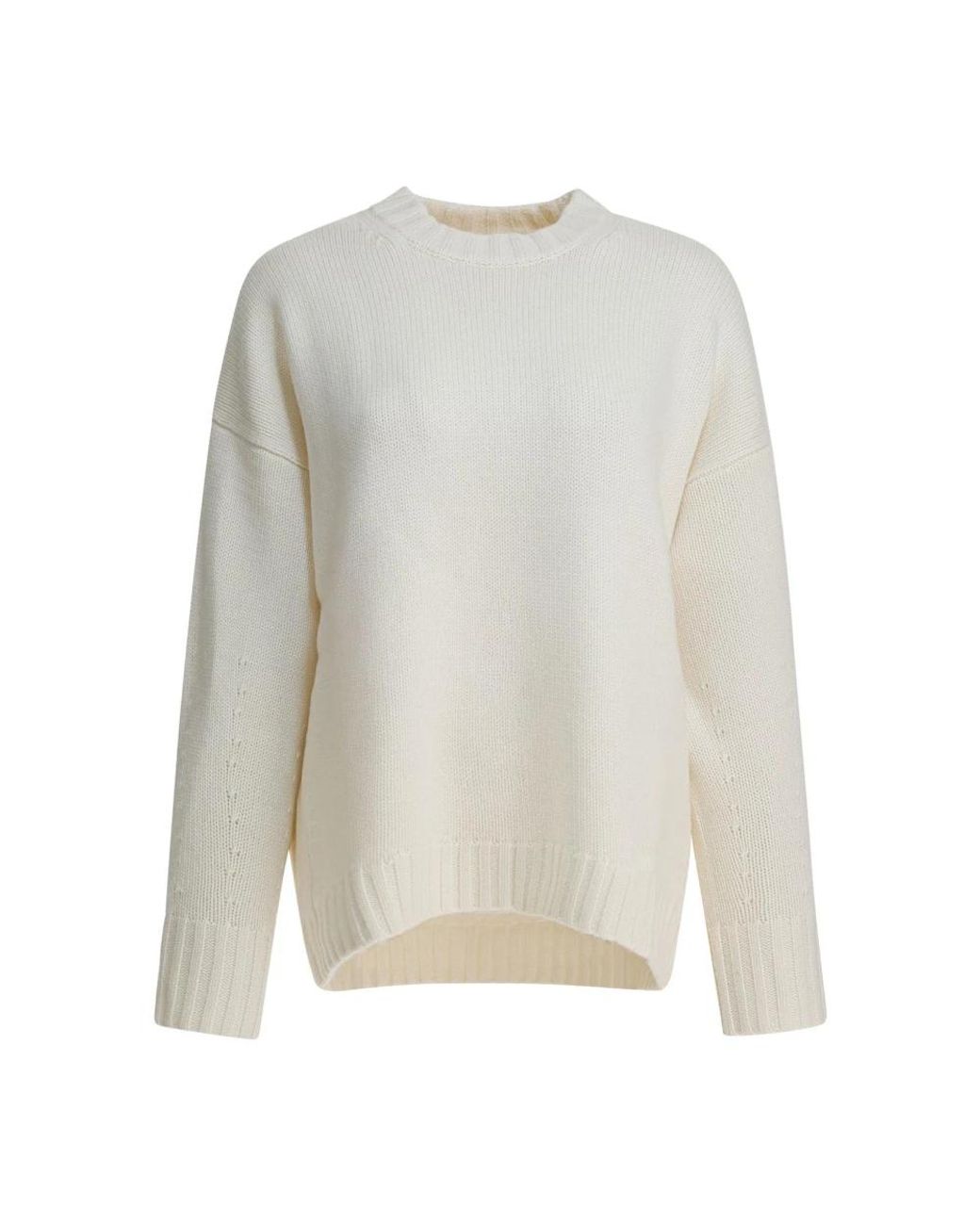 Loulou de Saison White Cashmere Knitwear