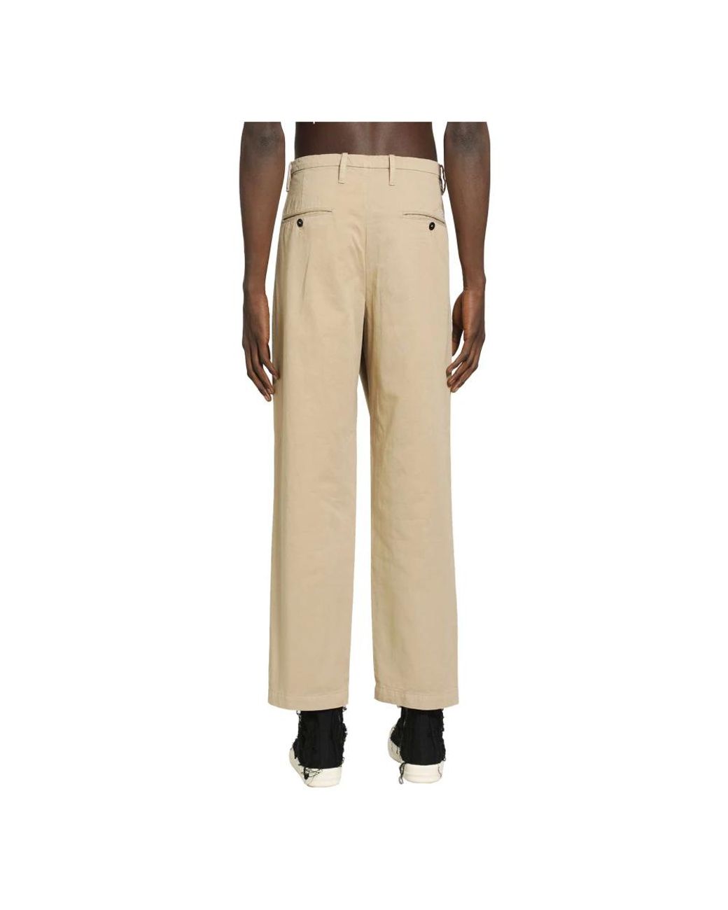 C P Company Natural Wide Trousers for men