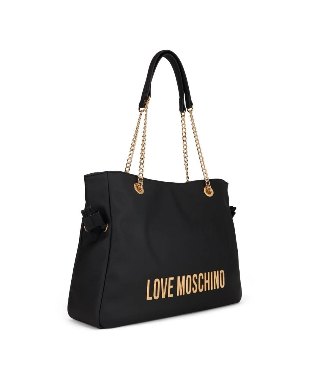 Love Moschino Black Shopping Bags
