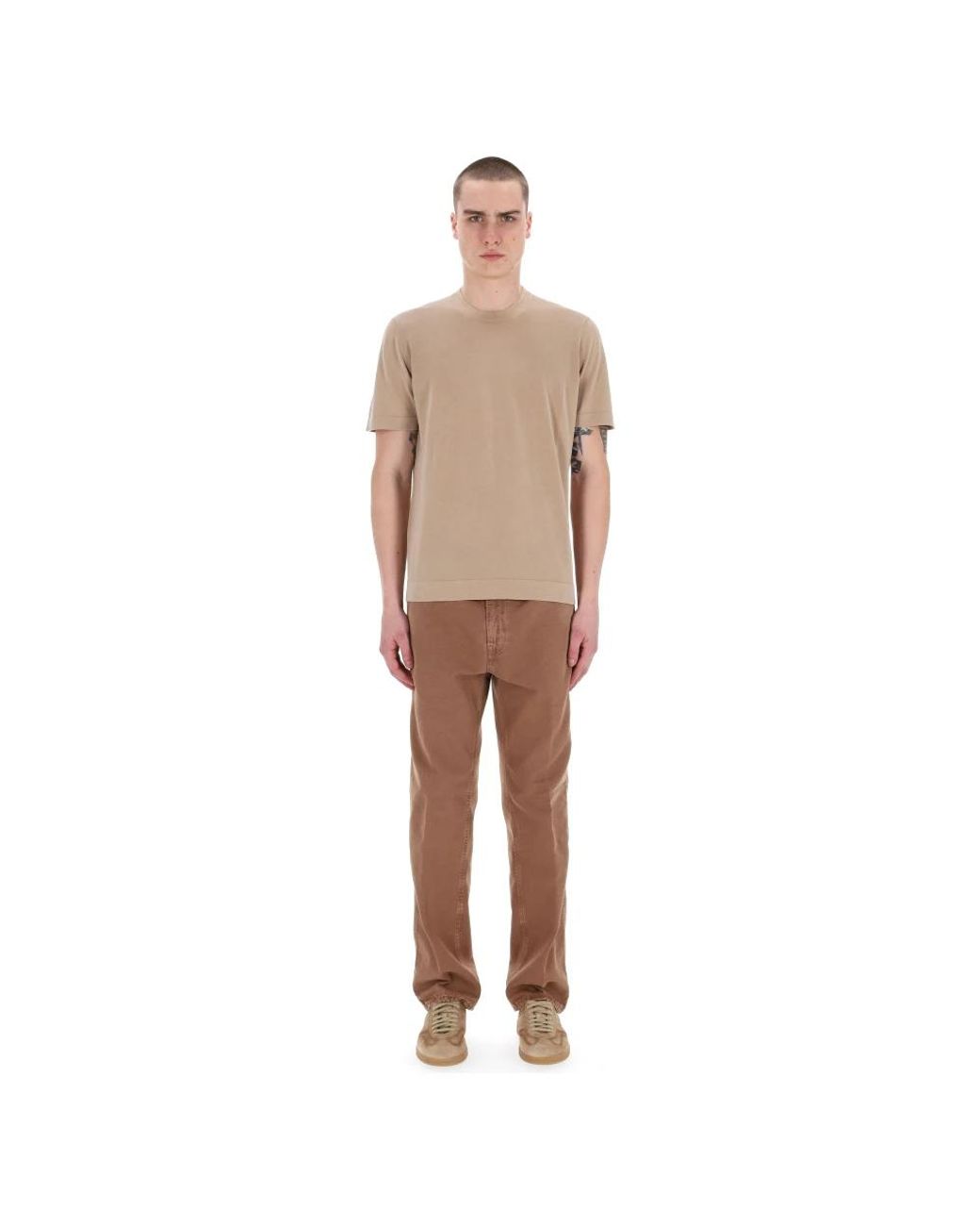 Drumohr Natural T-Shirts for men